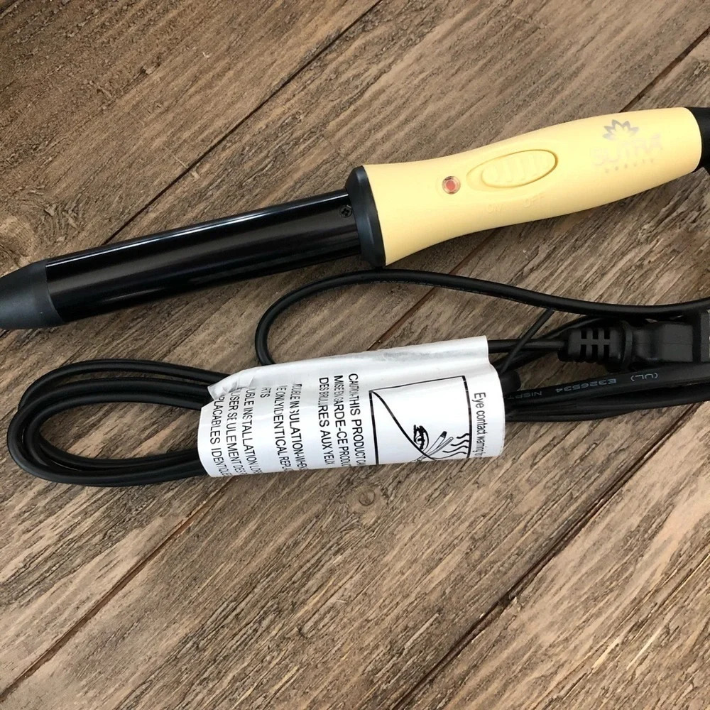 New Sutra Yellow 19mm Mini Ceramic Curling Iron